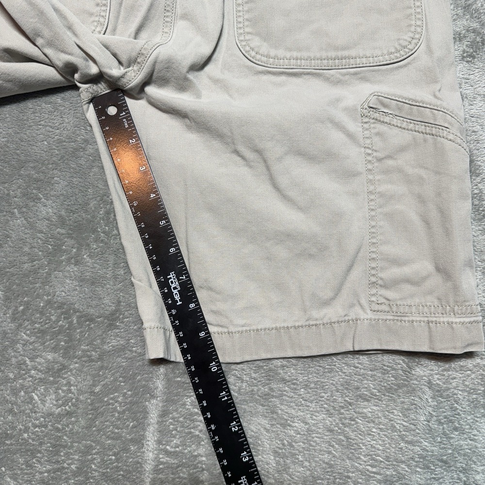 Carhartt Mens Relaxed Fit Carpenter Shorts Rugged Flex Duck Tan Size 36 Canvas - Picture 7 of 7